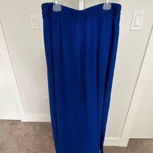 Blue Maxi Skirt